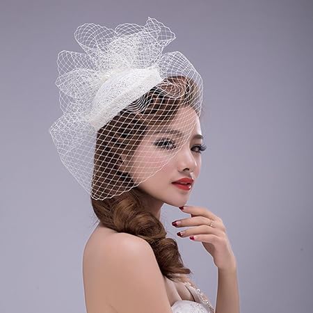 Gymnljy Wedding Hats Handmade Women S Cocktail Party Veil Bridal