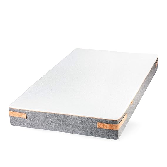 JONA SLEEP Natur Matratze 160x200 cm 100% Naturlatex Öko Tex Mattress Mittelfest Latex 7 Zonen Allergiker-Geeignet 2in1 Kern 