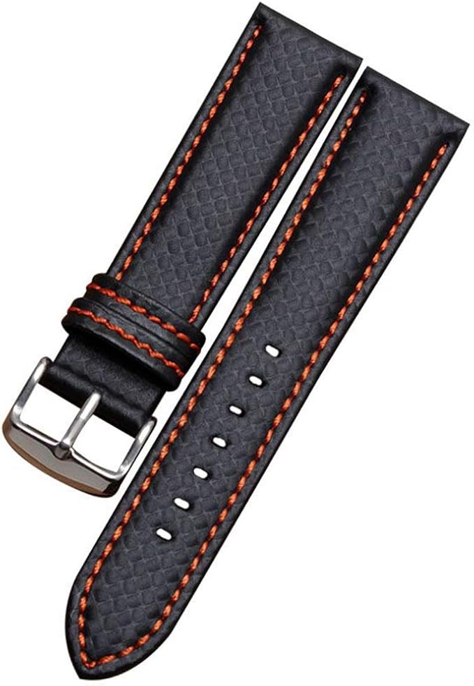 Cuoio della fibra di carbonio cinturino