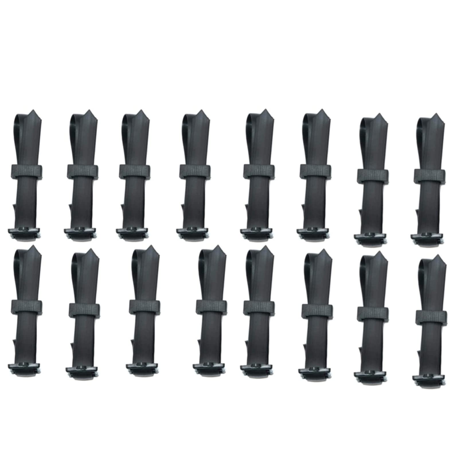 16 Pieces Adjustable Tree Plant Shrub Support Ties Tree Ties Straps Buckle Lock Tree Support Ties for Support Tree Shrub 30 * 1.2cm