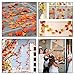 Maple Leaves Artificial Fall Leaves Bulk 400Pcs Assorted Mixed Faux Fall Color Maple Leaves Decoration Fake Maple Left Art for Craft, Wedding, Festival, Party, Thanks-Giving and Outdoor Decorating
