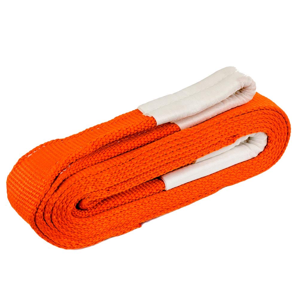 PONSA 4x4 PRO – Professional tow rope heavy duty 4x4 – Towing belt for car breakdowns up to 9 tonnes (19842 lbs) – Lenght: 5 meters (16.4 ft) – semi- elastic offroad strap