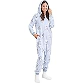 The Big Softy Adult Onesies for Women, Fleece Onesie PJs for Women, Teens, Funny Adult Onesie Pajamas, Cute One Piece Pajamas