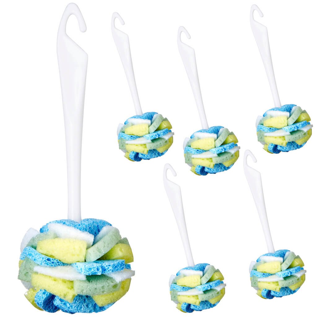 Compac’s Dish Sponge/Wand Plus Tri Surface Scrubbing Sponge with