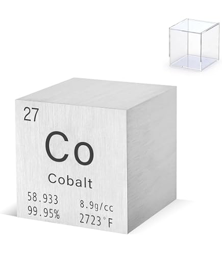 Cube De Bismuth Métal Pur 25,4 Mm - Élément Chimique Collection Science Décoration