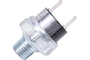 LDMINDA Air Pressure Switch 165-200 PSI Tank Mount Thread 1/4" NPT 12V/24V DC Air Compressor Tank Pressure Control Switch Air Train Horn Switch Valve 165-200psi 1/4 inch