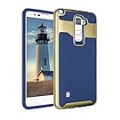 GBSELL Hard Hybrid Soft Rubber Skin Case Cover For LG Stylo 2 PLUS MS550