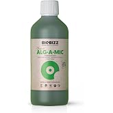 BioBizz Alg-A-Mic Organic Seaweed Liquid Plant Supplement, 1L | Cold-pressed seaweed revitalises stressed plants and boosts chlorophyll, foliage and blooms. For soil, coco and hydroponics
