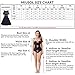Miusol Women's Casual Navy Style Stripe Scoop Neck Party Swing Dress,Blue-2,Medium