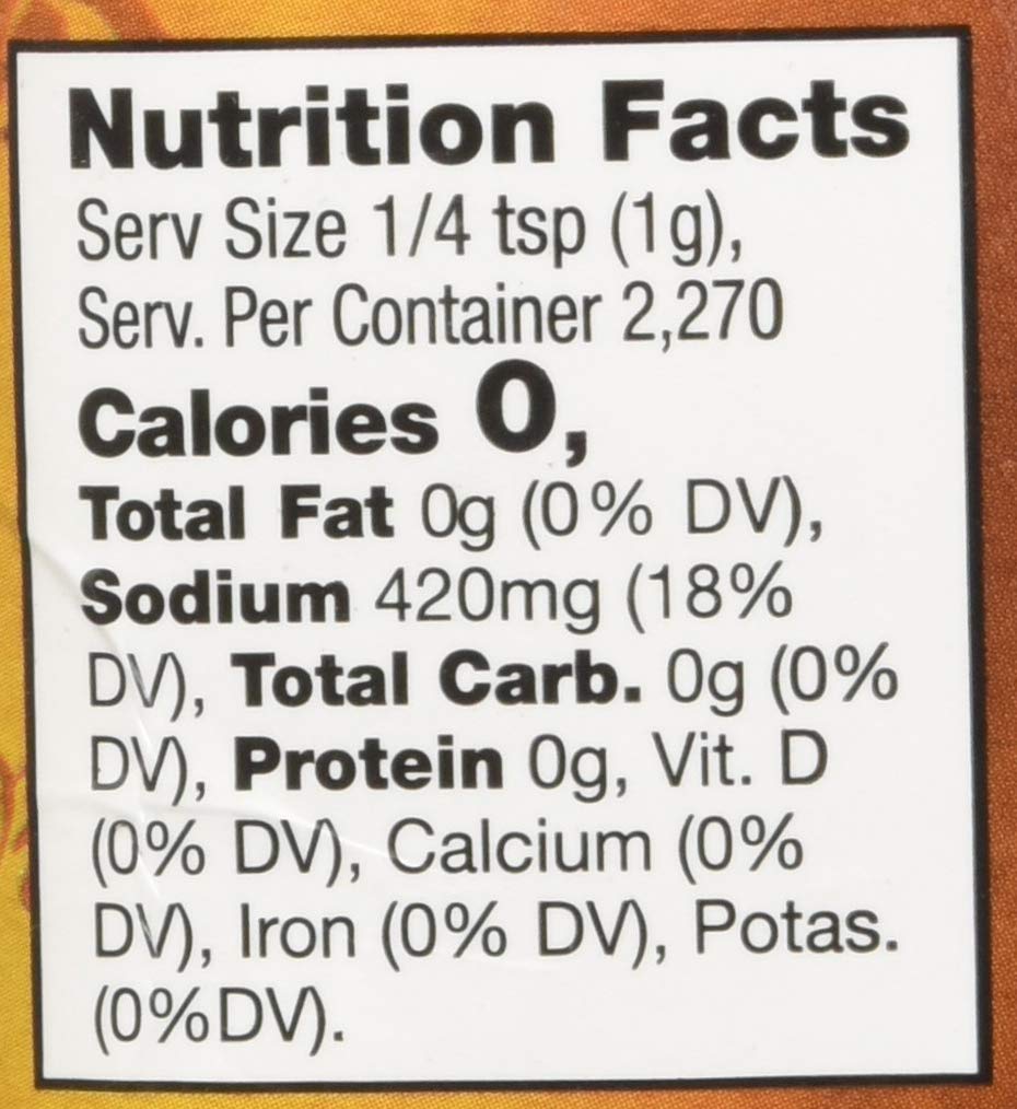 Kirkland Himalayan Pink Salt Nutrition Runners High Nutrition