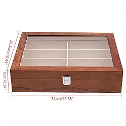 Eapmic 8 Slots Eyeglass Sunglass Storage Watch Box
