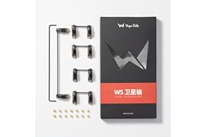 MELETRIX WS V3.1 Stabs Silicon Version PCB Mount Screw-in Stabilizers 2u 6.25u 7u Stabilizers Mechanical Keyboard Screw Stabilizers 1.2mm