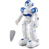 WEECOC RC Robot Toys Gesture Sensing Smart Robot Toy for Kids Can Singing Dancing Speaking Christmas Birthday (White)