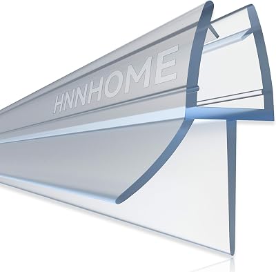 HNNHOME Bath Shower Screen Door Seal Strip for 6-8 mm Glass 20 mm Gap