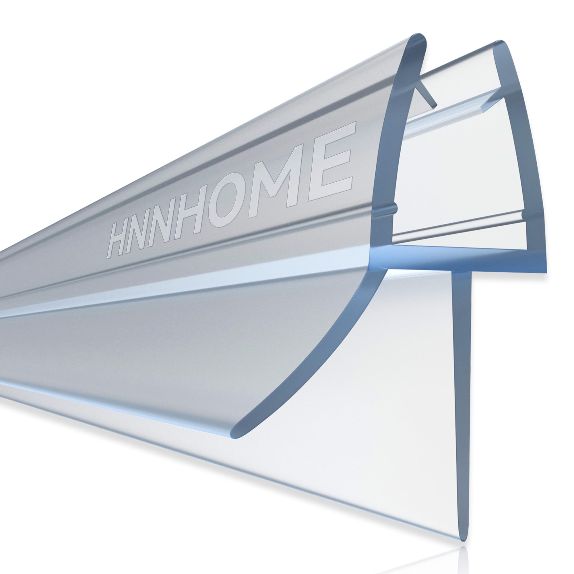 HNNHOME Bath Shower Screen Door Seal Strip for 4-6mm Glass Up to 12mm Gap(Straight)