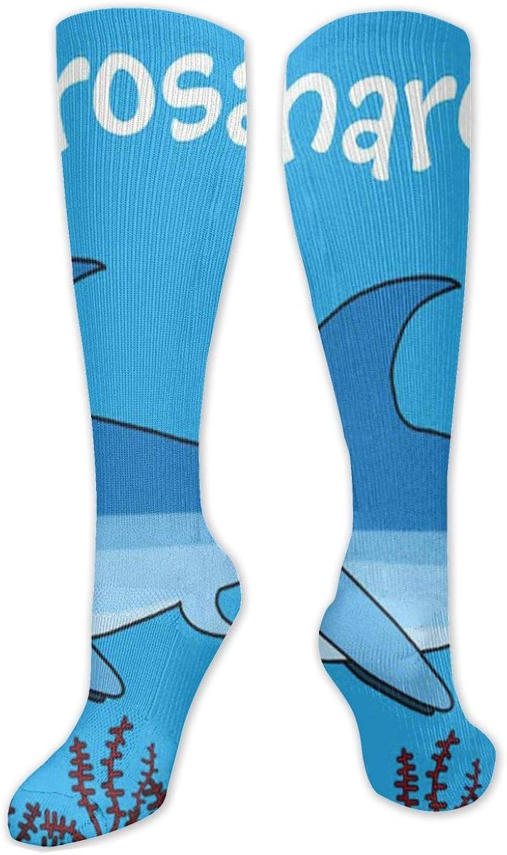 Funky Long Sock Christmas Gift -Cartoon Snappz The Shark Digital Sea Friendly Snapzz
