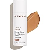 SkinMedica Essential Defense Mineral Shield SPF 32 Tinted Sunscreen for Face. This Lightweight, Facial Sunscreen is Ideal for Oily and/or Combination Skin, NEW PACKAGING, 1.7 Oz