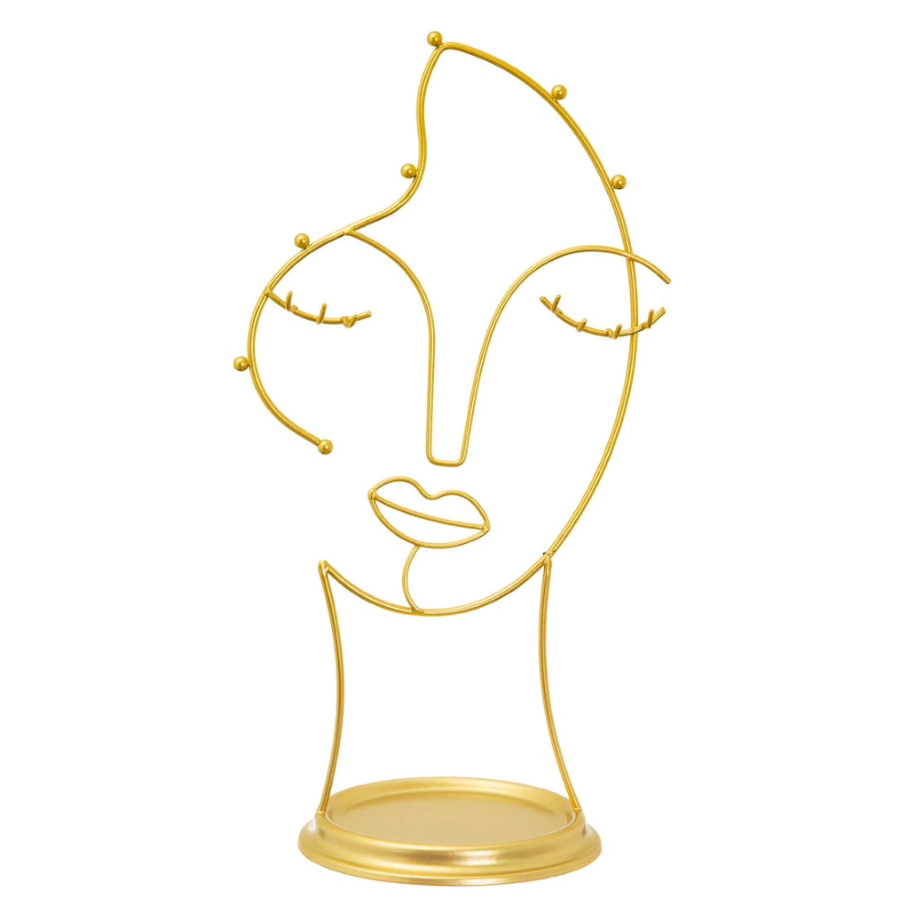 Sass & Belle Maya Wire Gold Jewellery Stand