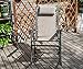 Timber Ridge Smooth Glide Lightweight Padded Folding Rocking Chair for Outdoor and Support up to 300lbs, Beige