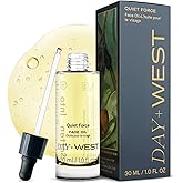 Day+West Hydrating Face Oil for Women – Rosehip & Squalane Oil for Sensitive Skin, Gentle Moisturizing Vitamin C, Natural & Essential Oils for Gua Sha Use, Healthy Glowing Skin Care -30ml