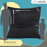 LAZY BAG XXL Bean Bag Chair 180x140cm for Kids & Adults - Premium Comfort view 6