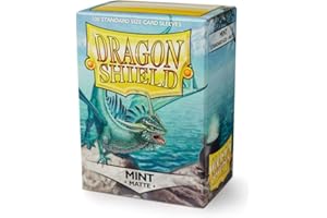 ARCANE TINMEN Dragon Shield Deck Protective Sleeves for Gaming Cards, Standard Size (100 sleeves), Matte Mint - AT-11025