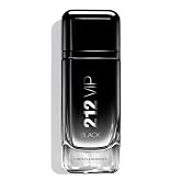 Carolina Herrera 212 VIP Black Eau de Parfum for Men - 3.4 oz | Aromatic Amber Woody Cologne for Men with Absinthe, Lavender, Leather &amp; Vanilla - Long-Lasting Designer Men's Fragrance