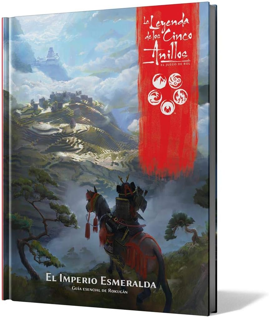 la Leyenda de los Cinco Anillos el Juego de rol 5º Edición - El Imperio Esmeralda - Reúne a Tus Amigos y conviértete en un samurái del Imperio Esmeralda