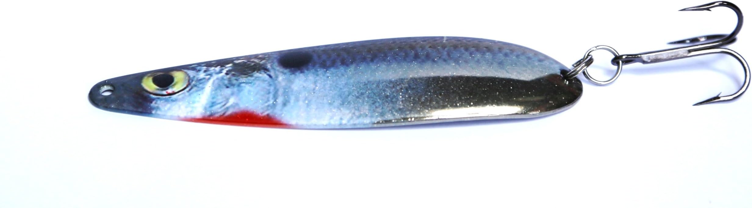 MESU Bait CompanyThe Curse Brent Chapman Flutter Spoon, Bait Fish, 1.2-Ounce
