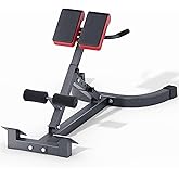 Streamnova Roman Chair, 500LB Foldable Hyperextension Bench for Home Gym | Heavy Duty Back Extension Machine with 8 Length &amp; 5 Height Adjustments, Fits 6.1Ft, For Glute, Hamstring