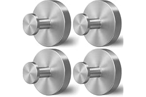 Strong Suction Cup Hooks for Shower and Bathroom, No Drill Towel Holder for Heavy Towels, Secure Hooks for Glass, Mirror, Til