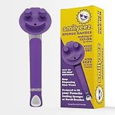 The Original Smiling Handle with Soap Dispensing for Scrub Daddy (Reg. TM) Sponge and Scrub Moji Sponge (Purple)