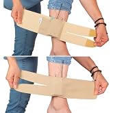 URSA Ankle Straps - Beige | Low-Profile, Soft, Stretchy &amp; Breathable Transmitter Straps for Location Sound, Theatre, Wedding Shoots