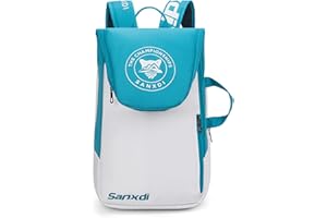 Large Capacity Tennis Racquet Backpack Badminton Racket Bag Sports Rucksack for Women Men Teenagers