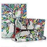 Lenovo Yoga Tab 3 Plus / Lenovo Yoga Tab 3 pro 10 Case - Infiland Folio Premium PU Leather Stand Cover Fit For Lenovo Yoga Tab 3 Plus 10.1/ Lenovo YOGA Tab 3 Pro 10.1-Inch Tablet Only, Lucky Tree