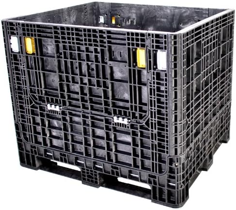 DuraGreen 40" x 48" x 39" Heavy-Duty Collapsible Bulk Container (2 Doors)