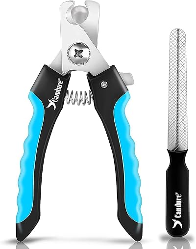 Candure Dog Nail Clippers 6 Professional Pet Nail Cutter with Safety Guard