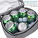 Mayetori lunch box, insulated bag for women boys and girls, men's large refrigerated tote bags, double cooler (gray)