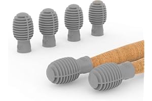 Drum Mute, AUPHY Drum Dampener Accessory Drumstick Silent Practice Tip Protector for Drumsticks Head Percussion Drum Mute Replacement 4PCS