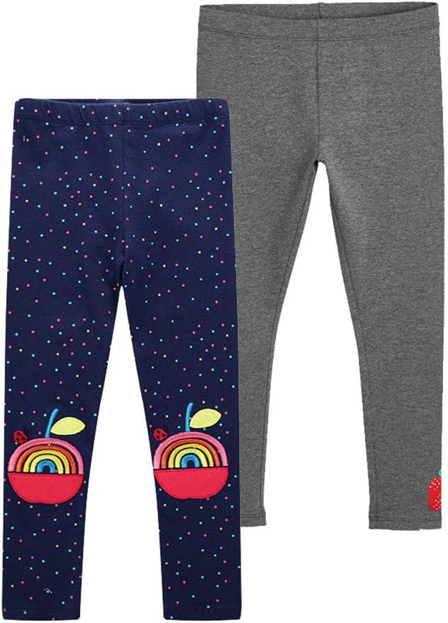 Girls Leggings Cotton Unicorn Toddler Floral Comfy Spring Summer Autumn Pants Tights Trousers 2-7 Years