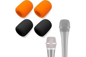 Voarmaks 4-Pack Foam Mic Cover Compatible with Sennheiser E835 E835-S E845 E845-S E935 E965 E935 E945 XS-1 SE ELECTRONICS V7 