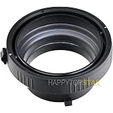 Compatible with Bowens to Compatible with Elinchrom Mount Speedring Ring Adapter Adaptor Converter for Studio Flash Strobe Light