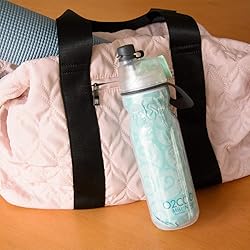 O2COOL Mist 'N Sip Misting Water Bottle 2-in-1 Mist