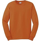 Gildan - Adult Ultra Cotton Long-Sleeve T-Shirt (G2400), Texas Orange, XX-Large