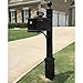 Williamsburg Estate Mailbox System (Estate Post - Black)