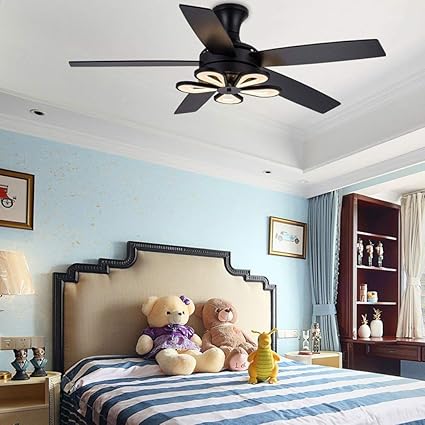 Amazon Com Ywgyz Stealth Ceiling Fan Fan Green Light Dining Room