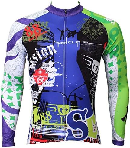 Men Short Sleeve Cycling Jersey Road Bike Clothing Shirt Short Sleeve (XXL, Citizen long sleeve pattern)