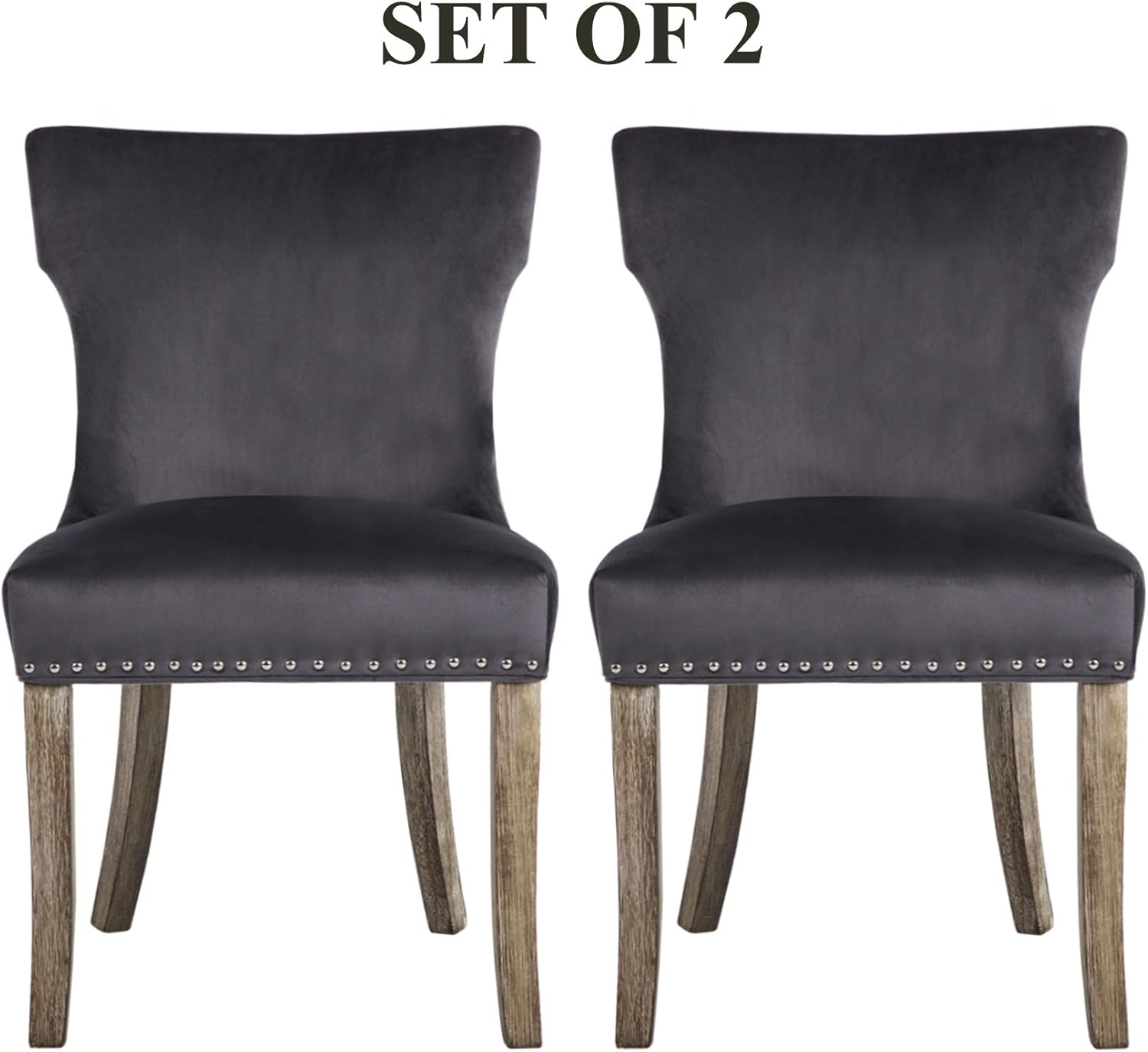 Best charcoal tufted dining chairs