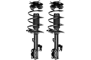 TRIBLE SIX Front Pair Complete Struts Shocks Assembly w/Coil Spring Replacement for 2004-2006 Camry 2004-2006 Solara 2004-2006 ES330 Replace OE 172205 172206