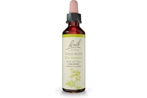 BACH FLOWER REMEDIES Bach Original Flower Remedies, Wild Rose - Show Enthusiasm - Natural Homeopathic Flower Essence for Emotional Balance - Vegan, Gluten Free, Sugar Free - 20mL Dropper
